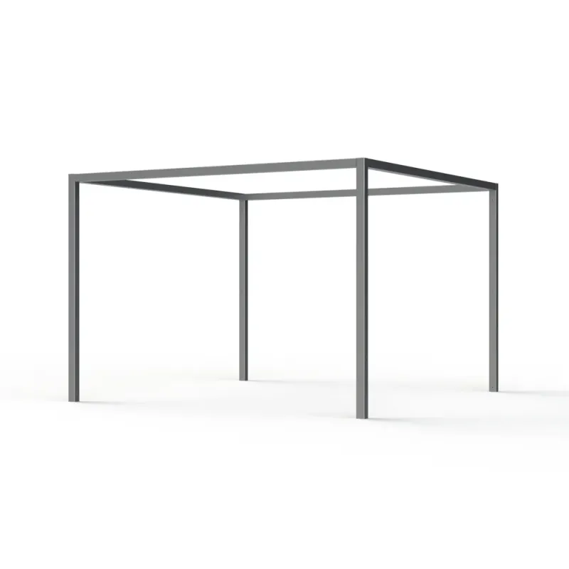 Siena Garden Schattenmanufaktur® Basis Libera matt anthrazit 3x3 m Kostenloser Versand international