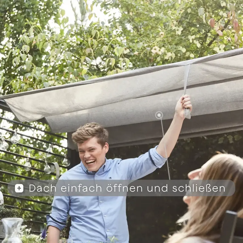 Siena Garden Schattenmanufaktur® Basis Libera matt anthrazit 3x3 m Kostenloser Versand international