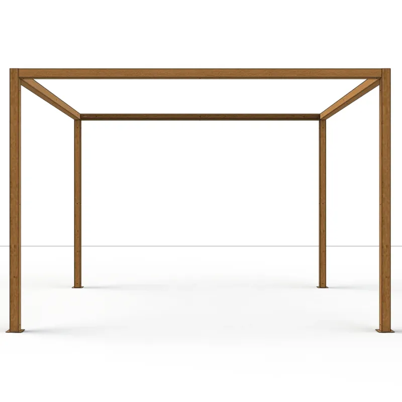 Siena Garden Schattenmanufaktur® Basis Libera Holzoptik 3x3 m Fabrikladen