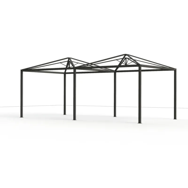 Siena Garden Schattenmanufaktur® Basis-Set Comuna matt anthrazit 3x6 m Im Verkauf