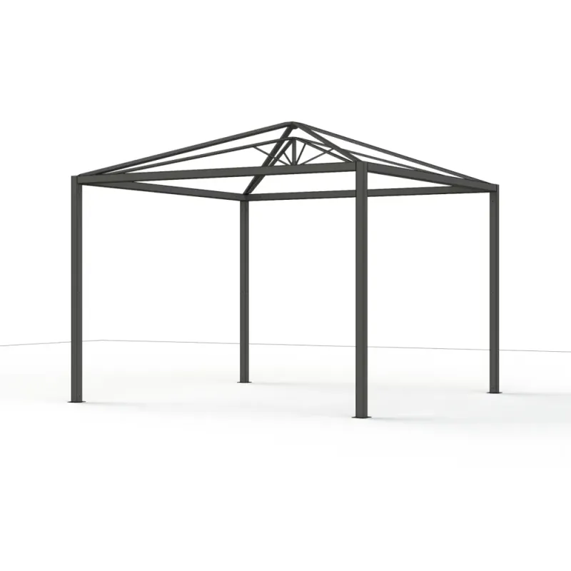Siena Garden Schattenmanufaktur® Basis Comuna matt anthrazit 3x3 m zollfrei