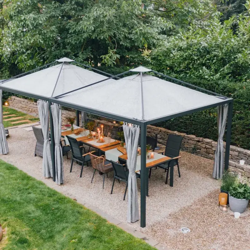 Siena Garden Schattenmanufaktur® Basis Erweiterung Comuna matt anthrazit 50% Rabatt für begrenzte Zeit