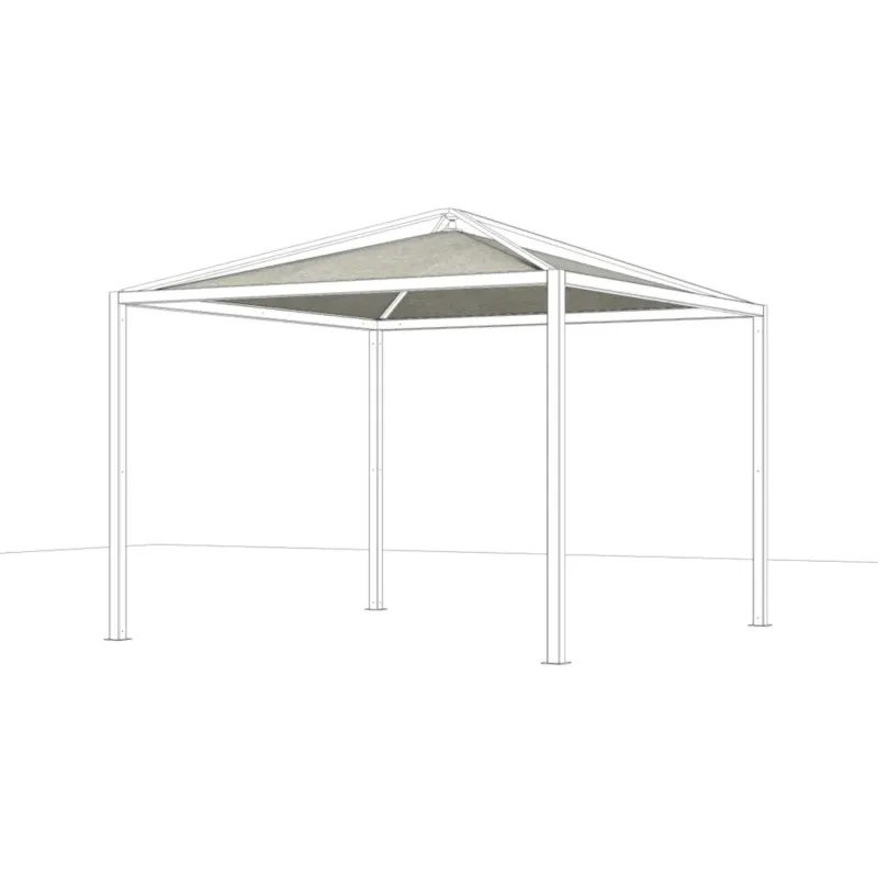 Siena Garden Schattenmanufaktur® Dachbezug-Set Comuna silber Rabatte dieses Monats