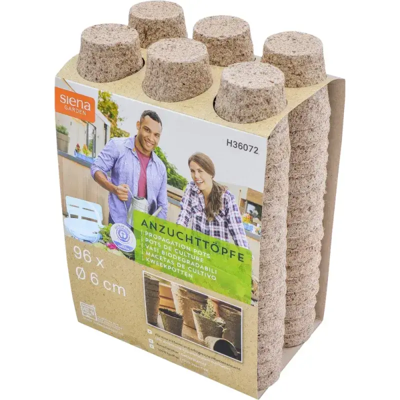 Siena Garden Anzuchttöpfe Ø 6cm rund Räumungsverkauf