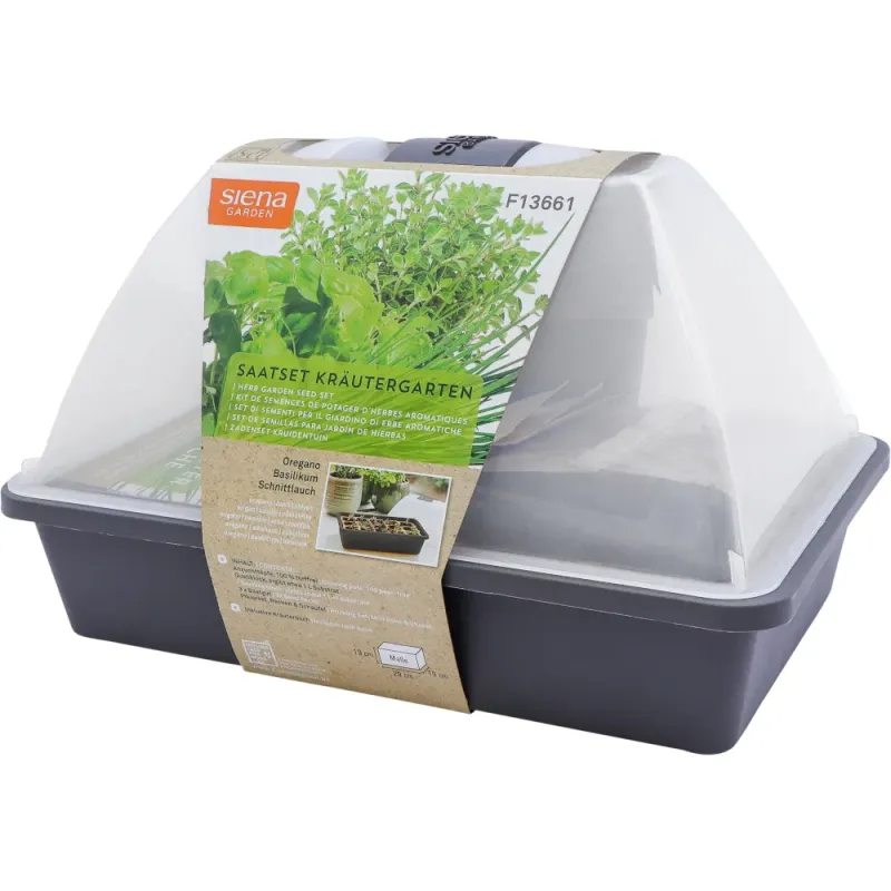 Siena Garden Zimmergewächshaus-Set "Kräutergarten" inkl. Saatgut Im Verkauf