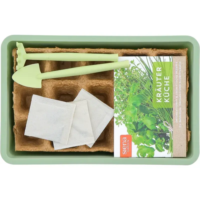 Siena Garden Zimmergewächshaus-Set "Kräutergarten" inkl. Saatgut zollfrei