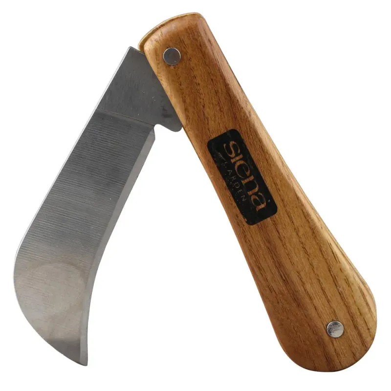 Siena Garden Baumschulmesser ClassicLine, genietete Holzgriffe Schlussverkauf