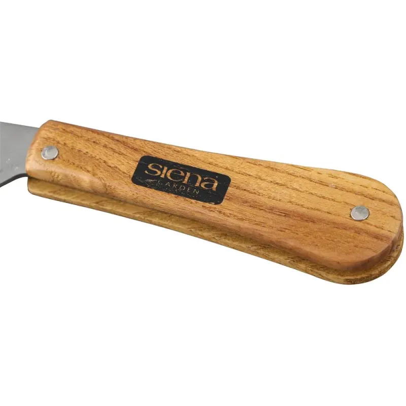 Siena Garden Baumschulmesser ClassicLine, genietete Holzgriffe Schlussverkauf