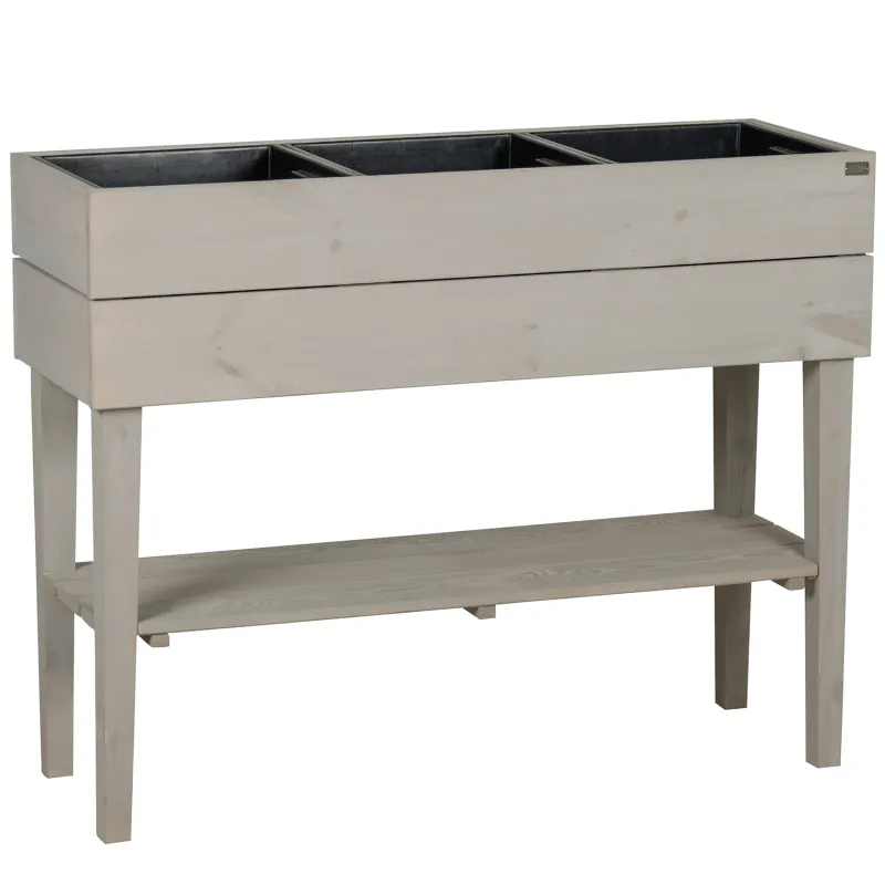 Siena Garden BEETBAR® easy³ Hochbeet Kiefernholz FSC® 100% grau Fabrik Onlineshop