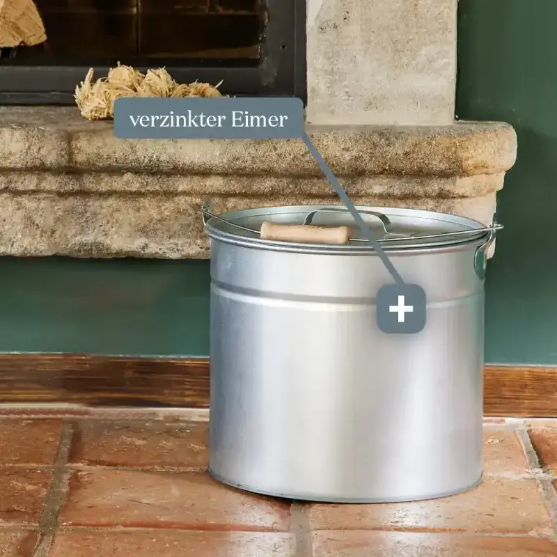 Siena Garden Ascheeimer verzinkt 16 l Wochenangebot