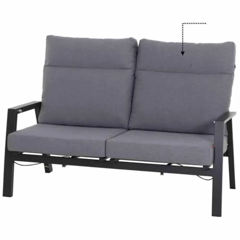 Siena Garden Auflage anthrazit zu Valencia Lounge Bank Zeitlich begrenztes Angebot