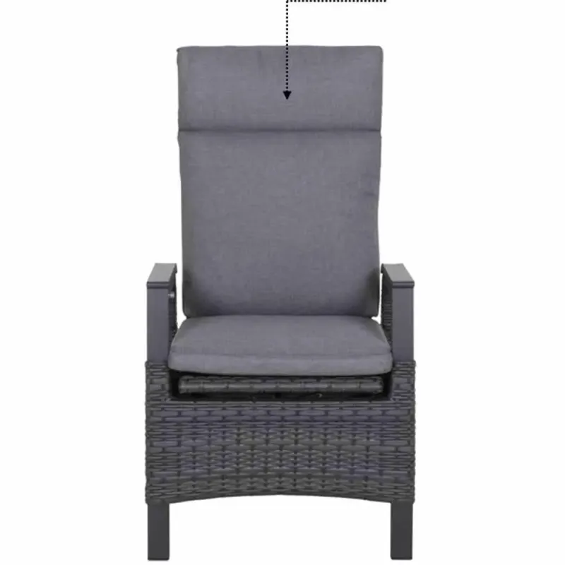 Siena Garden Auflage blau-grau zu Solea Dining Move Sessel night blue Neuheiten
