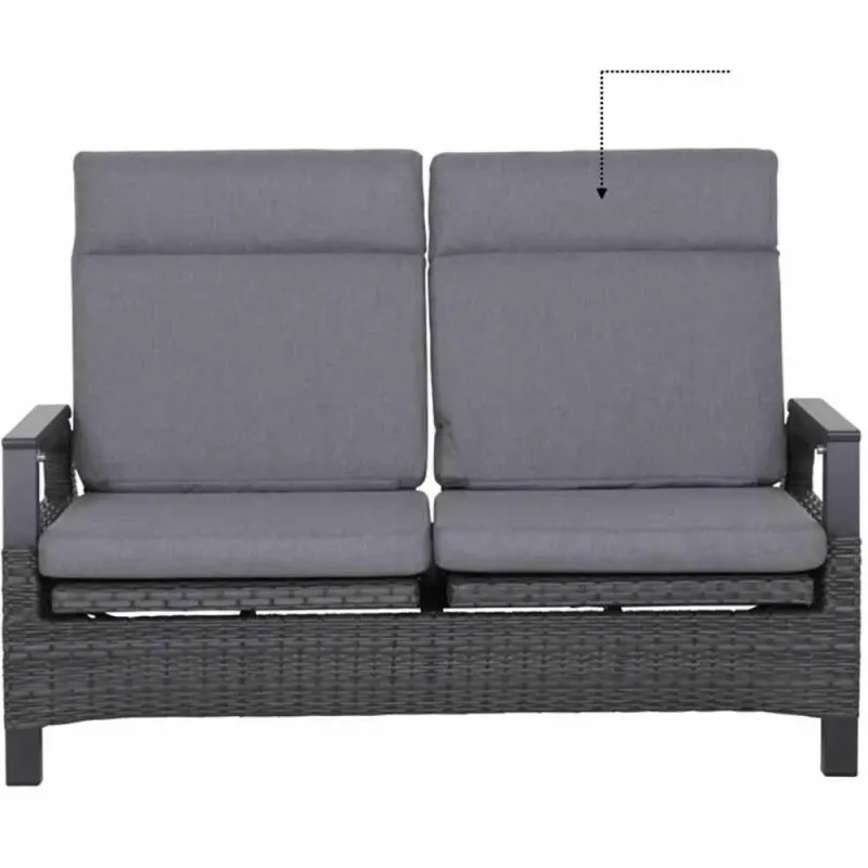 Siena Garden Auflage blau-grau zu Solea Lounge Bank night blue Bestseller