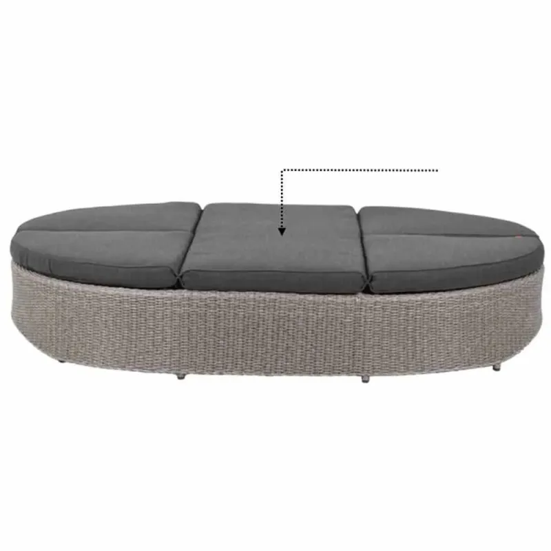 Siena Garden Auflage dunkel-grau zu Rivoli Multilounger Tägliche Deals