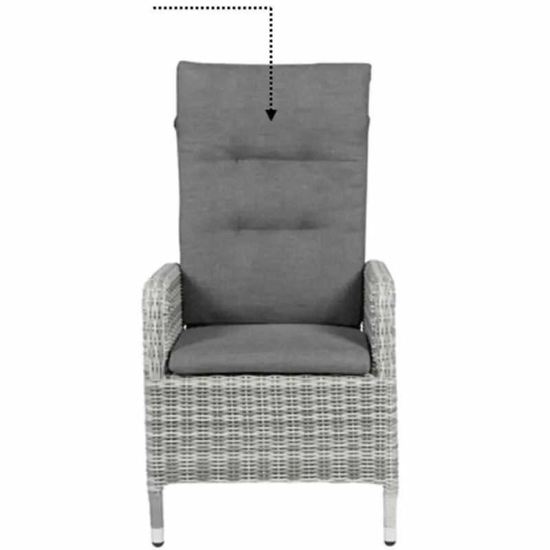 Siena Garden Auflage grau zu Cando Sessel icegrey VIP-Rabatte