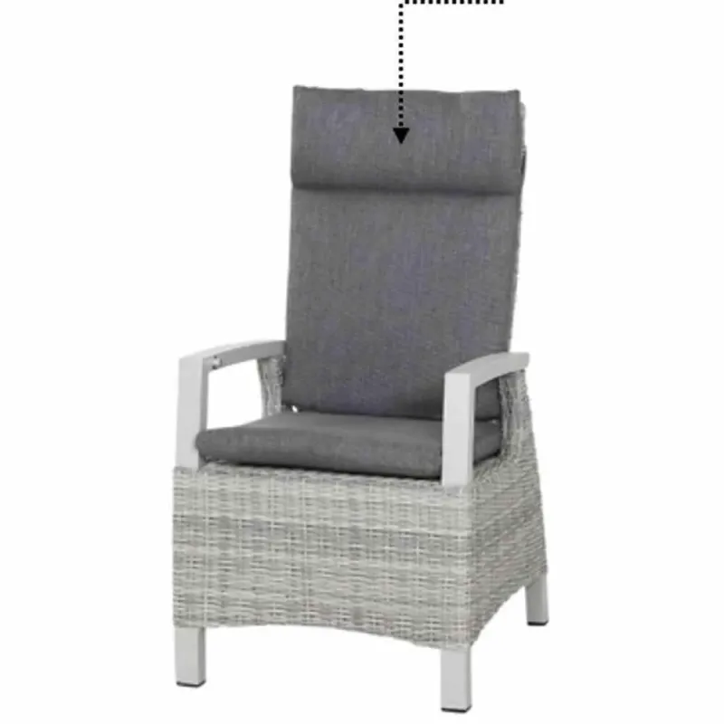 Siena Garden Auflage grau zu Corido Move Sessel ice-grey Super Sparpreis