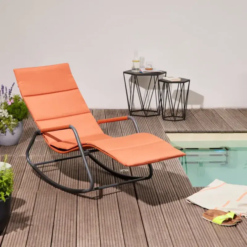 Siena Garden Aliano Schaukelliege RANOTEX® red Clearance-Verkauf