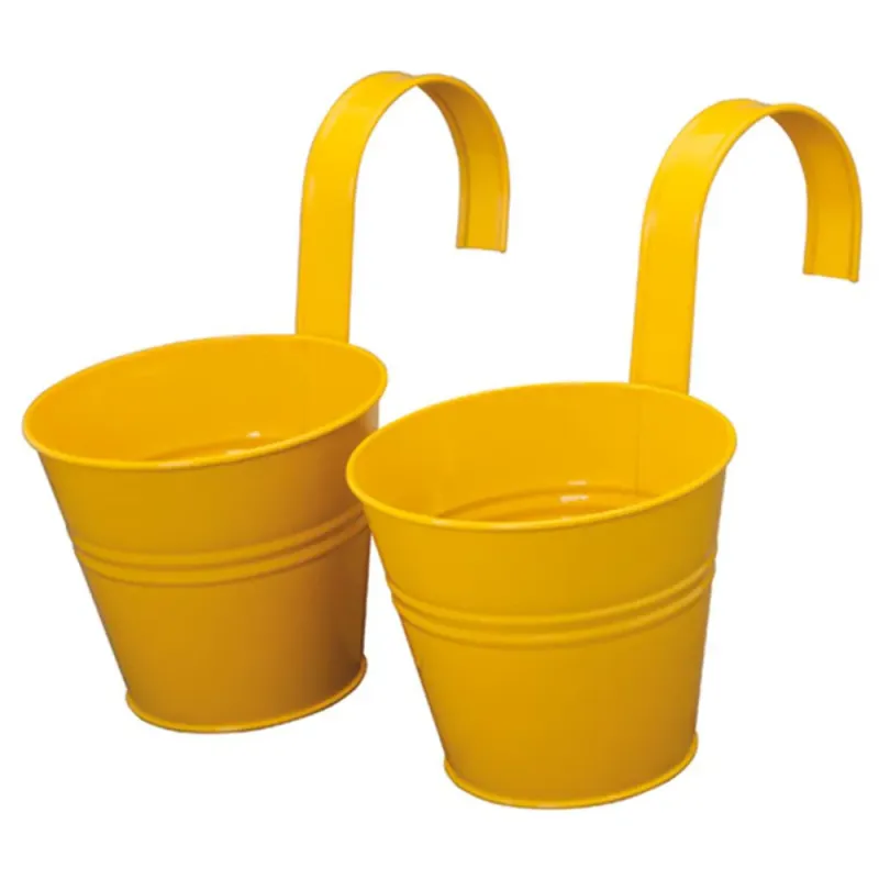 Siena Garden Blumentopf 2er Set inklusive Halter Versandkostenfrei