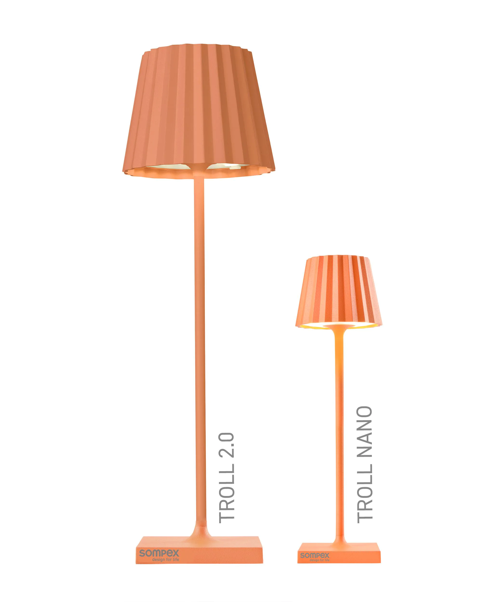 Sompex TROLL NANO - Orange, Akku-Tischleuchte Tägliche Deals