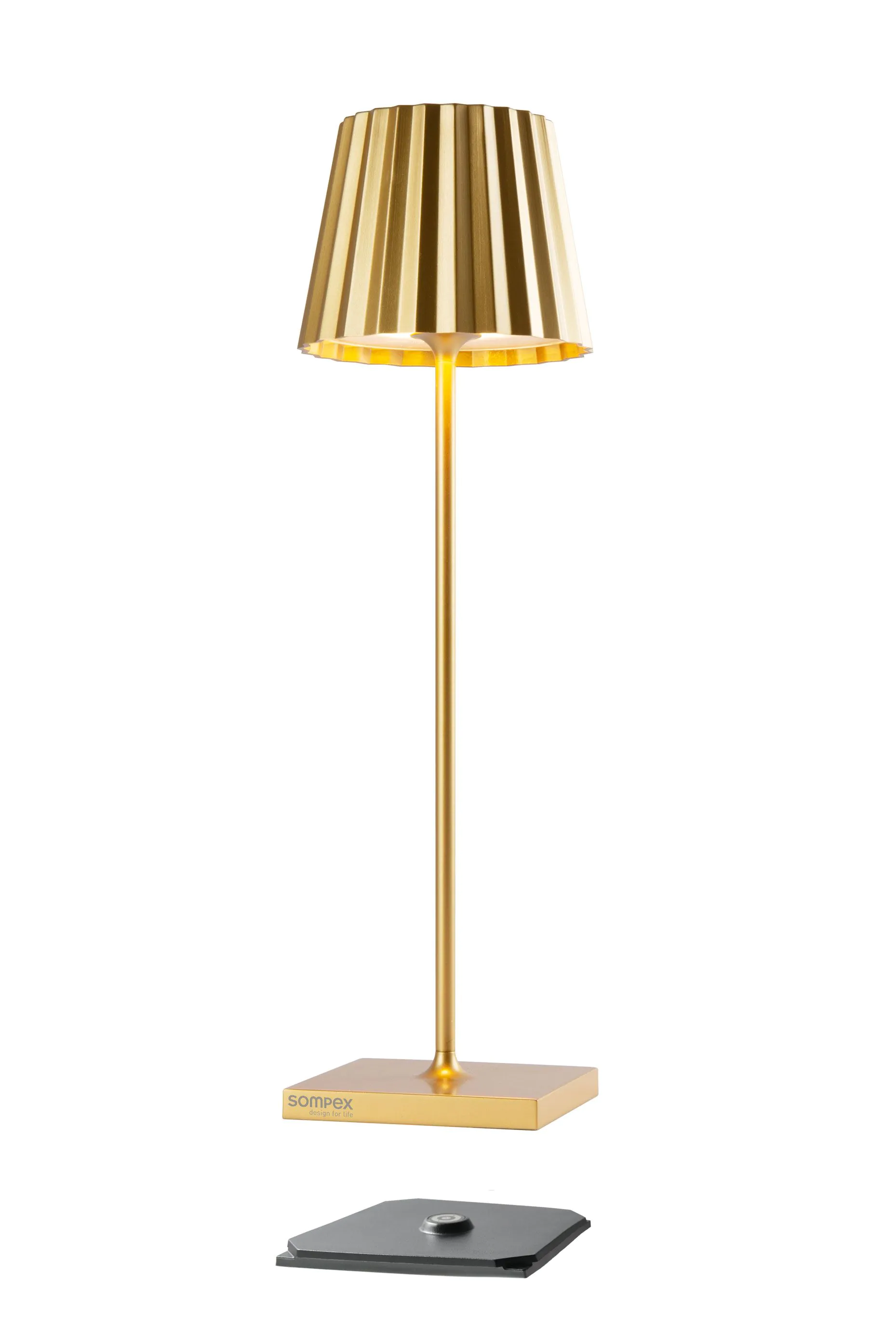 Sompex TROLL 2.0 - gold, Akku-Tischleuchte Tiefpreis