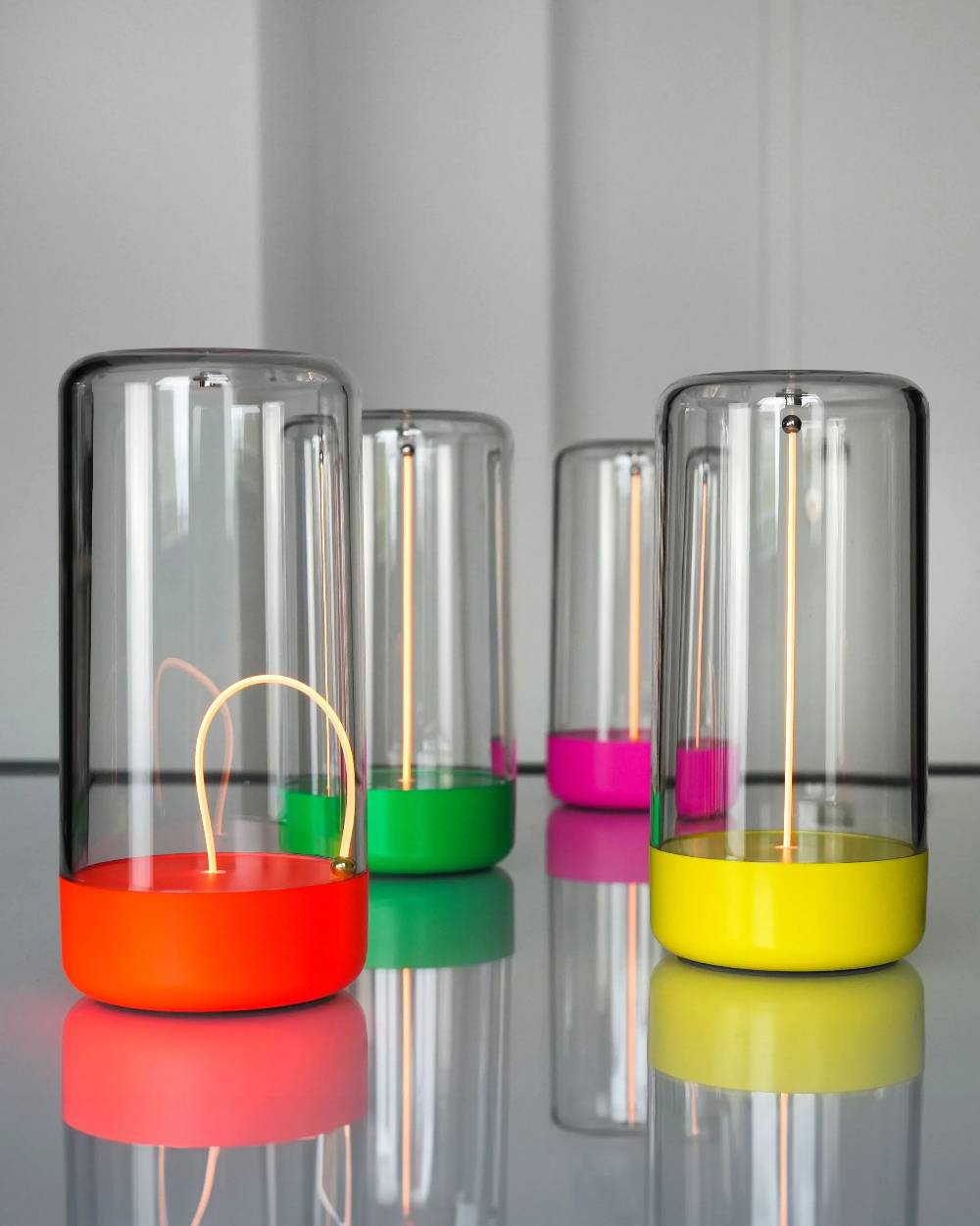 Sompex PULSE - Neon gelb, Akku-Tischleuchte Jubiläumsangebot