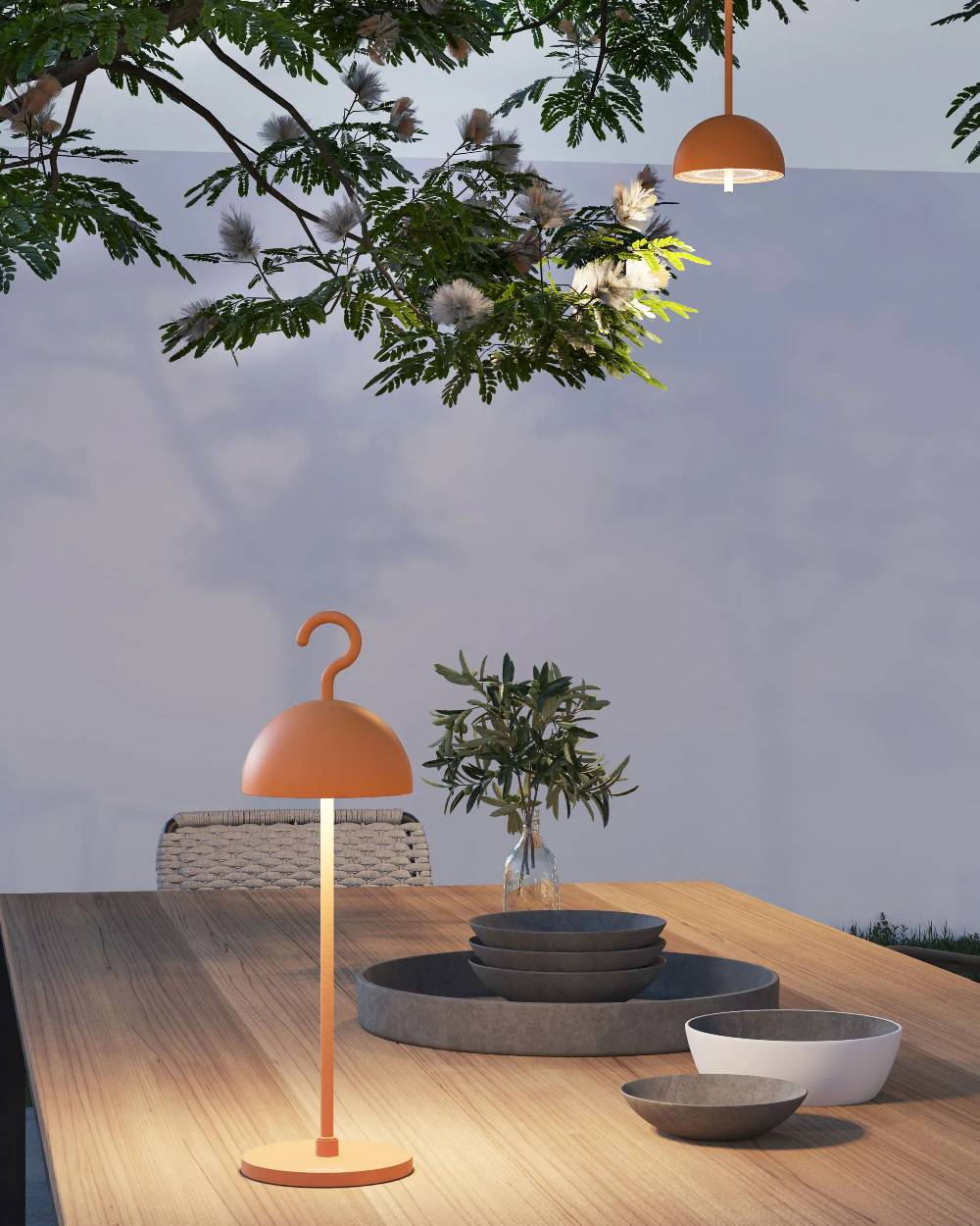 Sompex HOOK - Orange, Akku-Tischleuchte Tiefpreis
