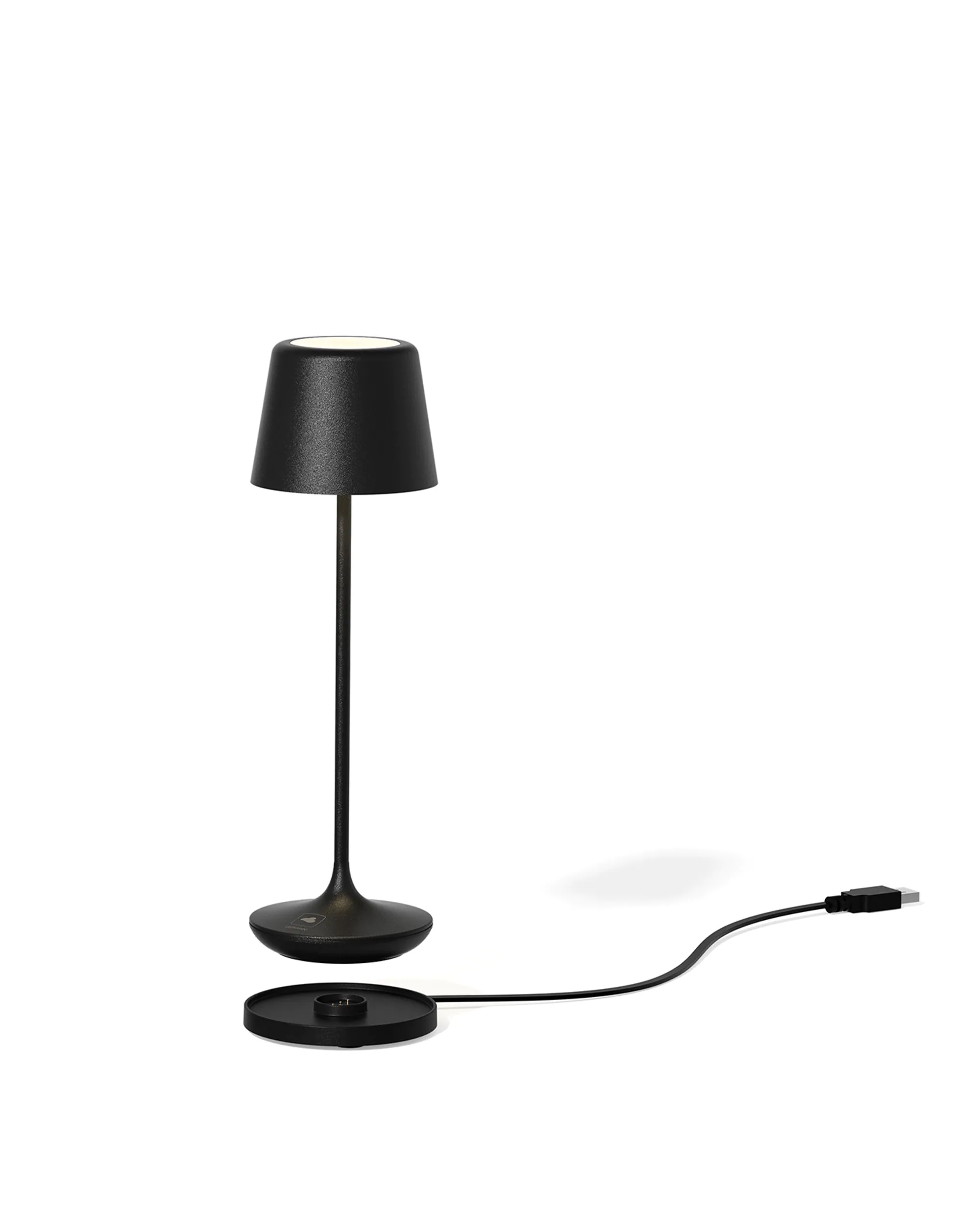 Sompex BARI - schwarz, RGB-Akkutischleuchte Sonderangebot
