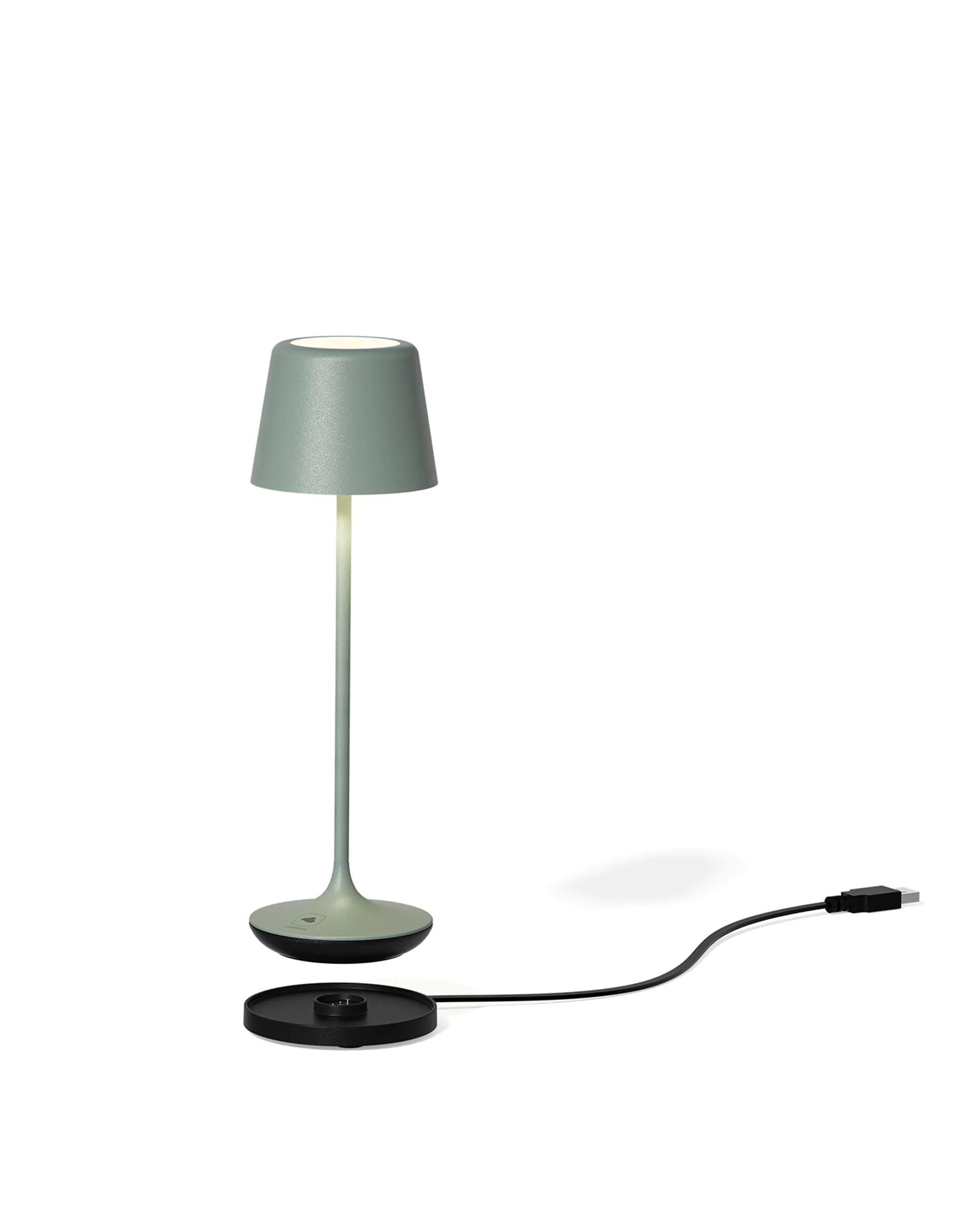 Sompex BARI - Olivgrün, RGB-Akkutischleuchte Versandkostenfrei