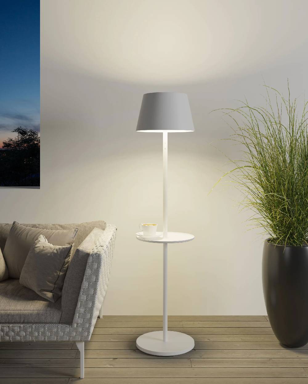 Sompex GARCON - Outdoorleuchte, Weiß Speichern exportieren