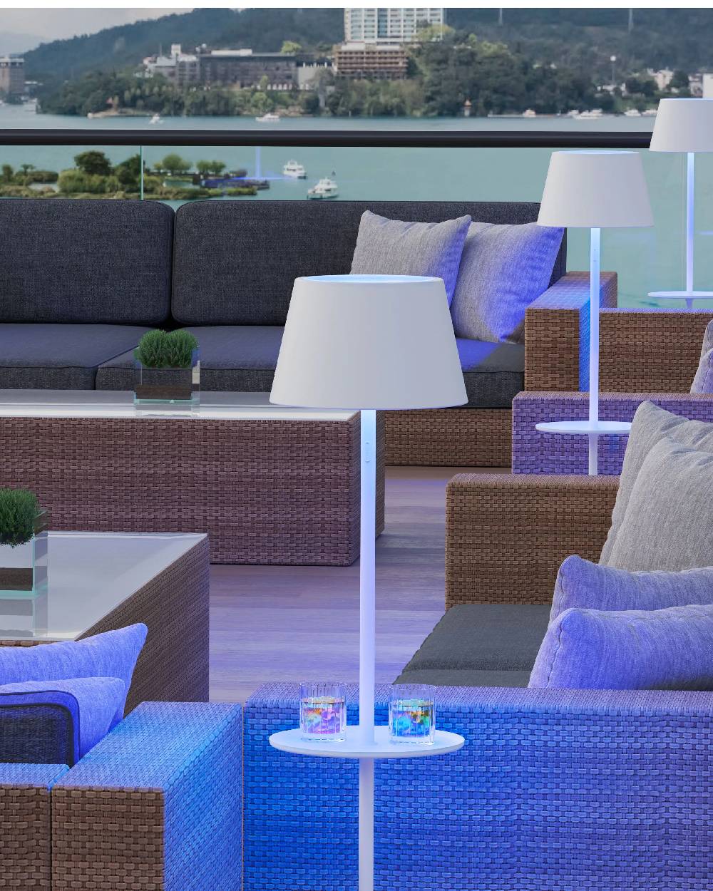 Sompex GARCON - Outdoorleuchte, Weiß Speichern exportieren