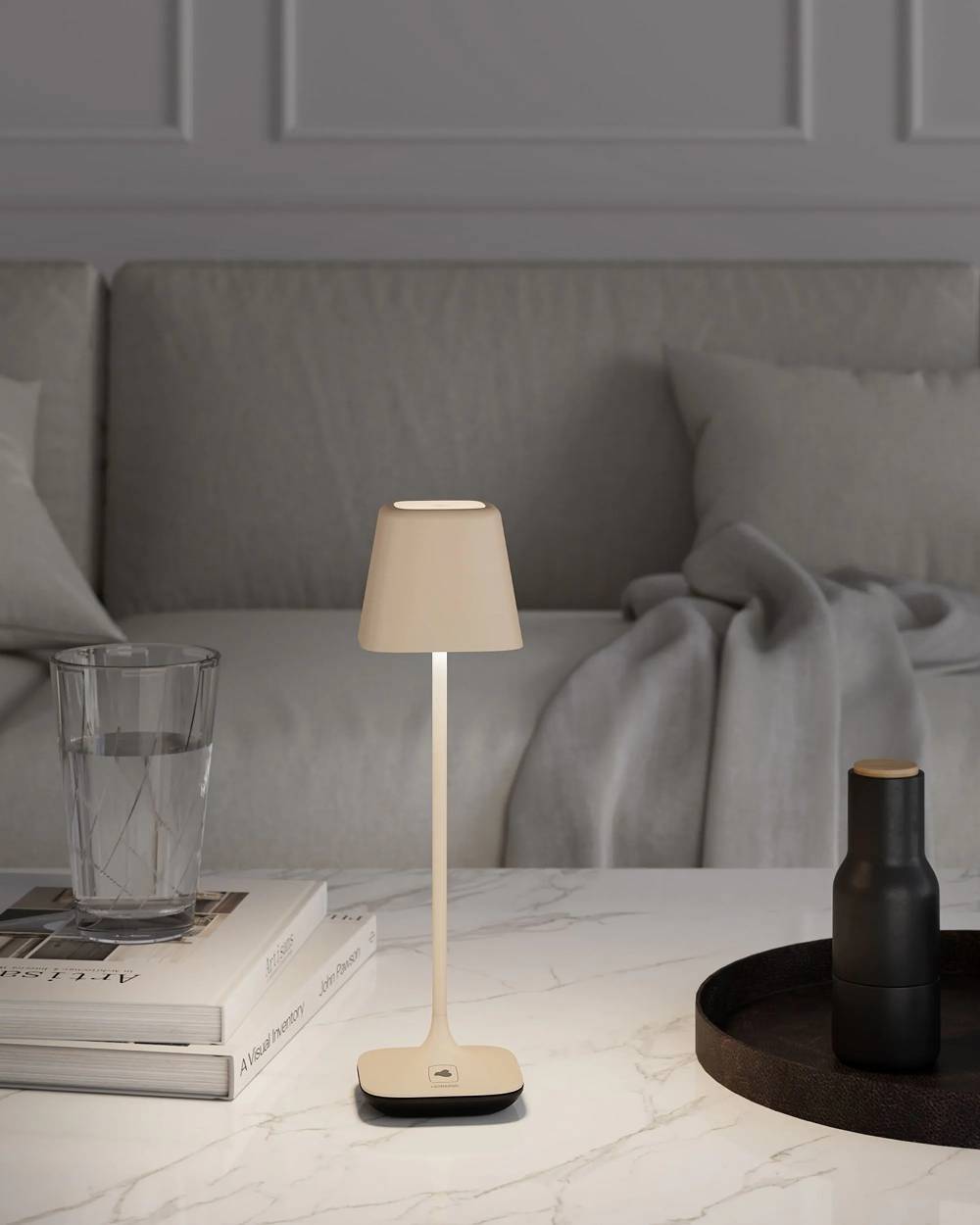 Sompex CAPRI - Sand, RGB Akku-Tischleuchte Fabrik Onlineshop