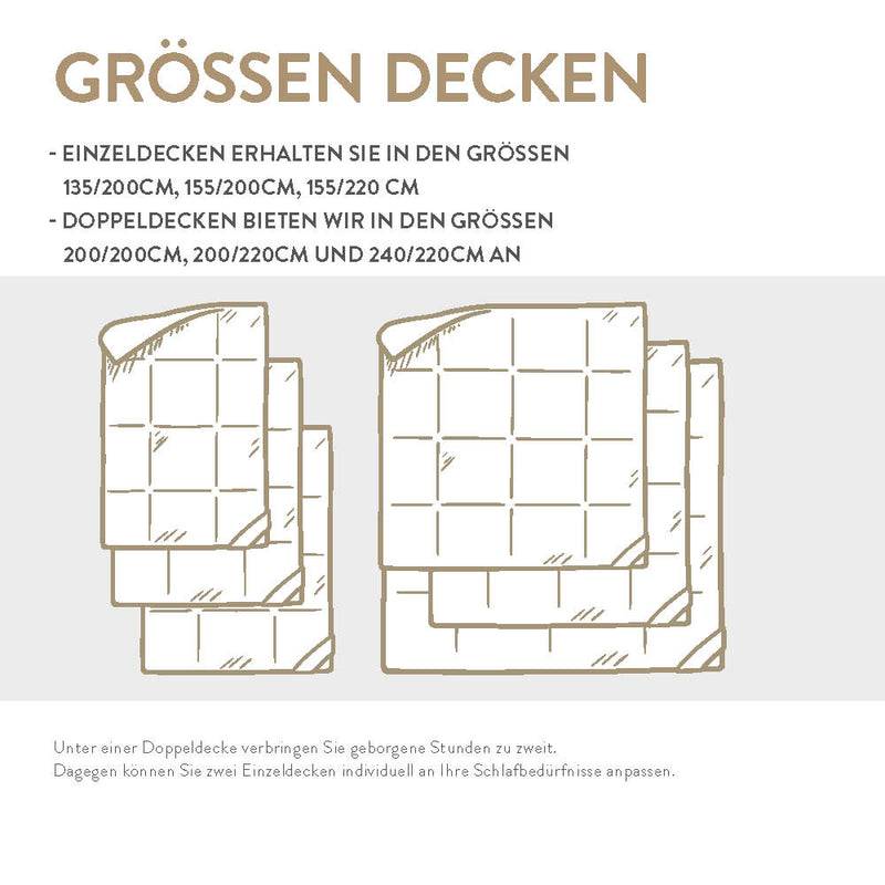 Spessarttraum Gänsedaunenbettdecke Spessarttraum Gold, 100 % Gänsedaunen Begrenzt auf 3 Tage
