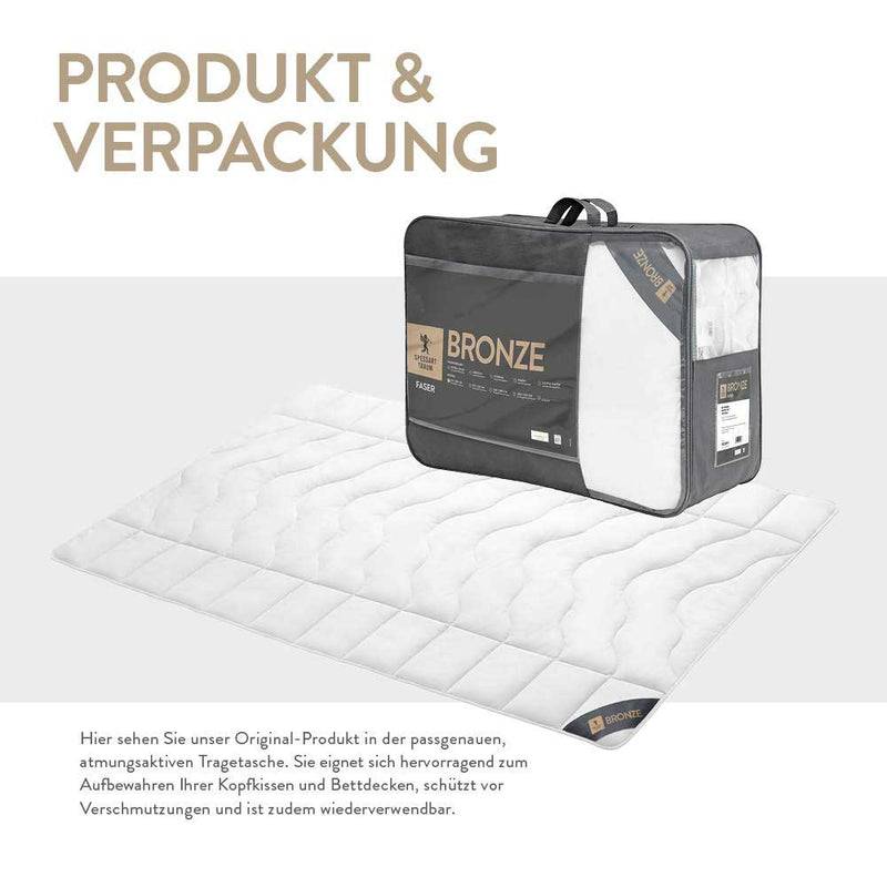 Spessarttraum Faser Steppbettdecke Spessarttraum Bronze, hochwertiges Faservlies 100 % Polyester Online