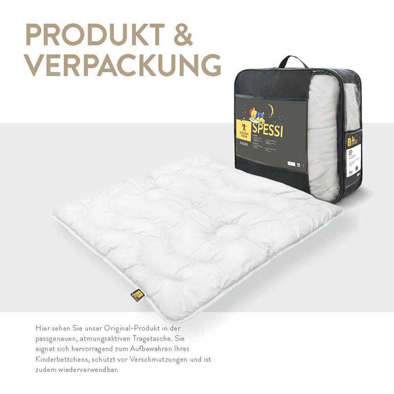 Spessarttraum Faserkinderwagendecke Spessarttraum Spessi, hochbauschiger Faserflaum 100 % Polyester, mit Punktsteppung Fabrik Onlineshop