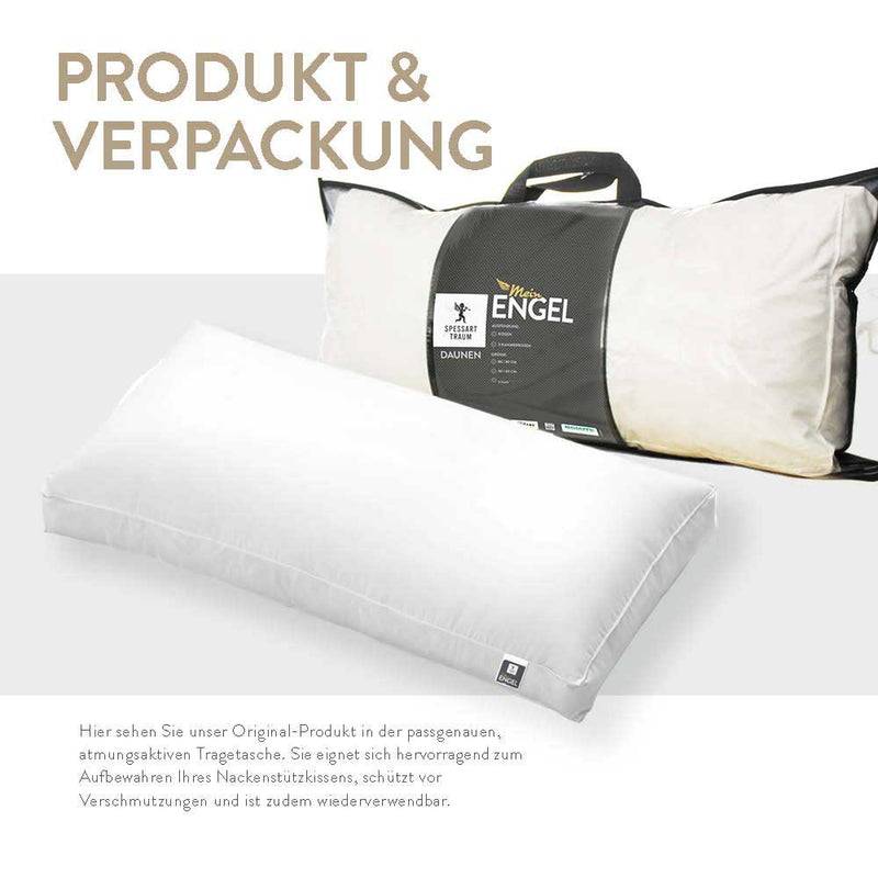 Spessarttraum Gänsedaunen Nackenstützkissen Spessarttraum Mein Engel, 90 % Gänsedaunen / 10 % Gänsefedern (Außen) Osterangebot