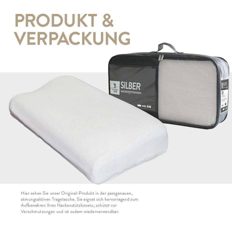 Spessarttraum Visco Nackenstützkissen Spessarttraum Silber, Visco-Comfortschaum RG 50 Heißer Verkauf