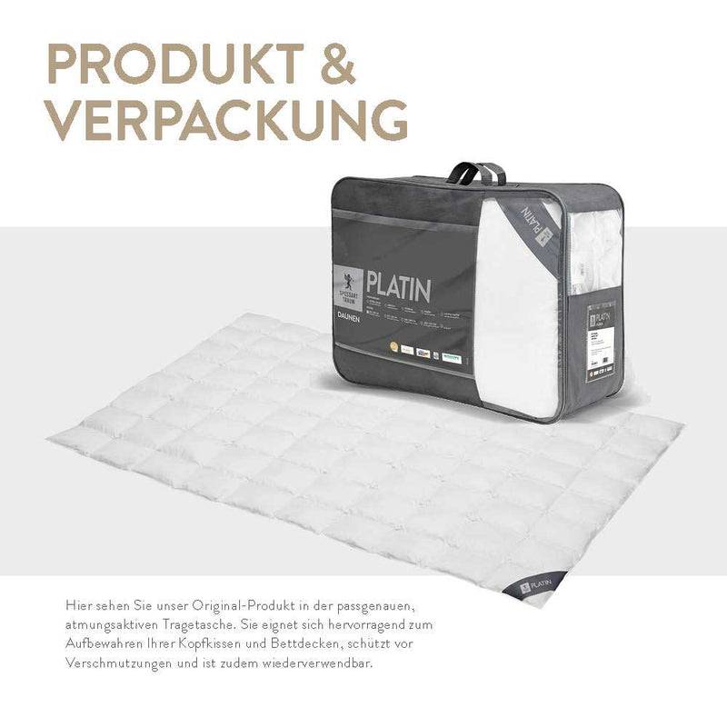 Spessarttraum Gänsedaunenbettdecke Spessarttraum Platin, 100 % Gänsedaunen Blitzangebot